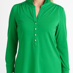 Premise Collared Blouse Green Size Large